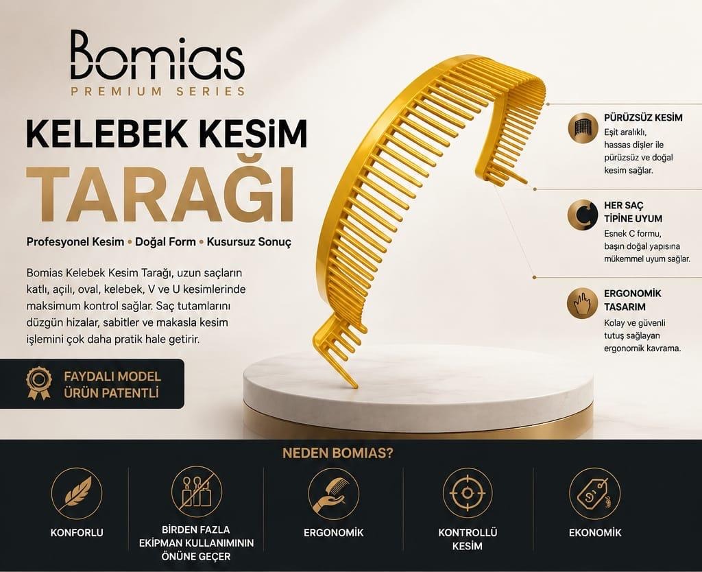 Bomias Kelebek Kesim Tarağı özellikleri ve neden Bomias